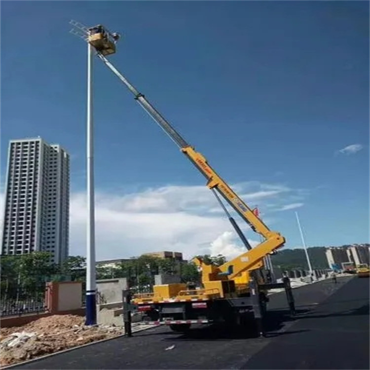 宁波北仑维修路灯的曲臂升降车出租