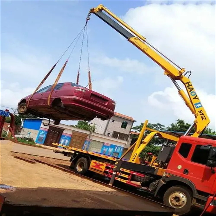 宁波北仑吊车吊汽车的正确方法